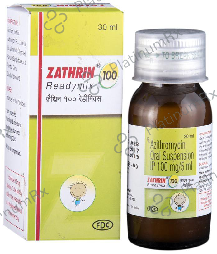 Zathrin 100mg Readymix Oral Suspension 15ml