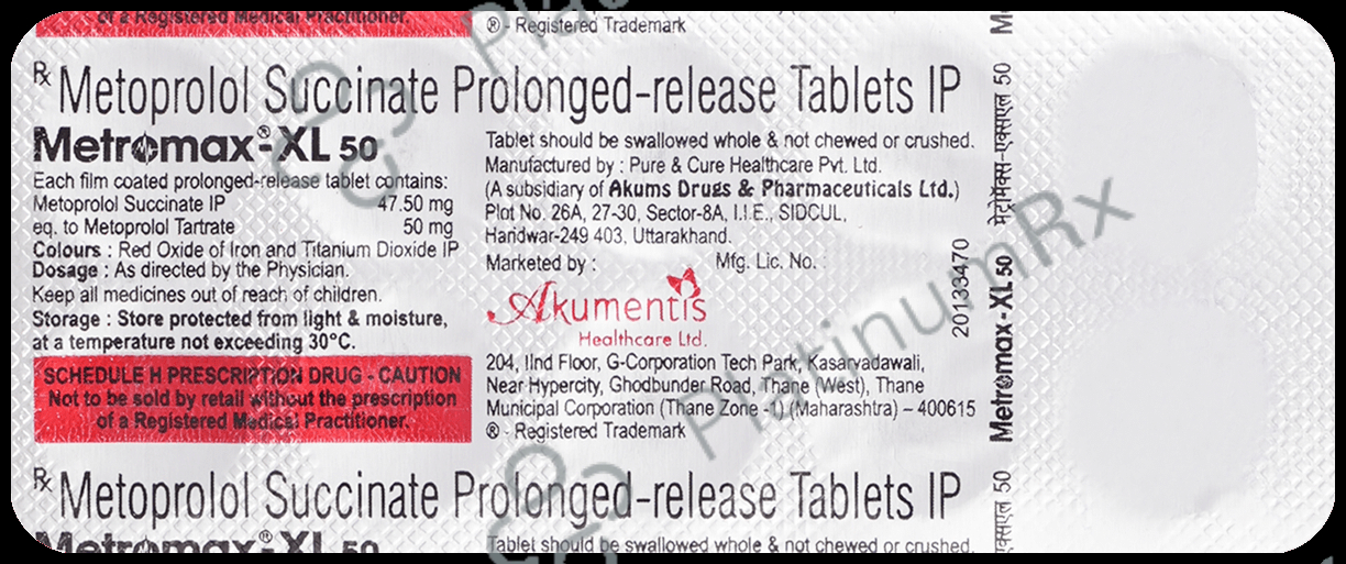 Metromax-XL 50 Tablet