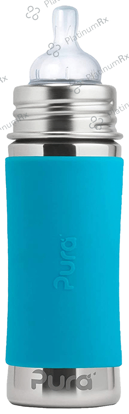 Pura Stainless Steel Feeding Bottle with Silicon Sleeves