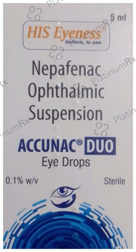 Accunac Duo 0.1% Eye Drop 5ml