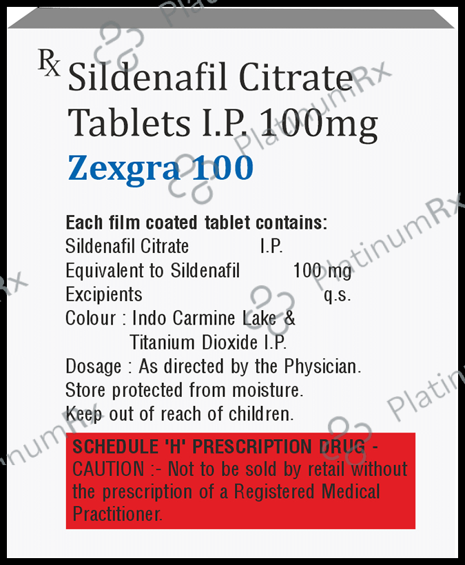 Zexgra 100mg Tablet