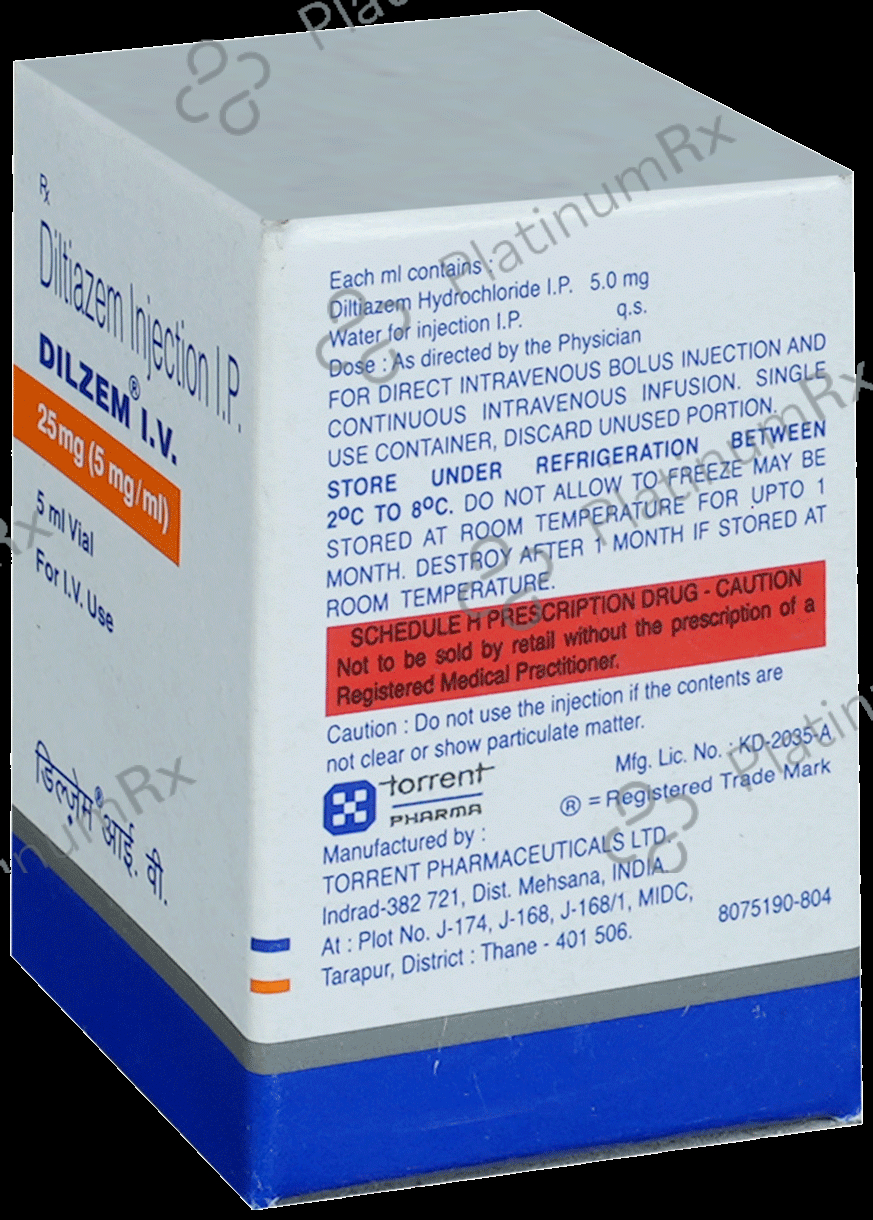 Dilzem IV 5mg Injection 5ml