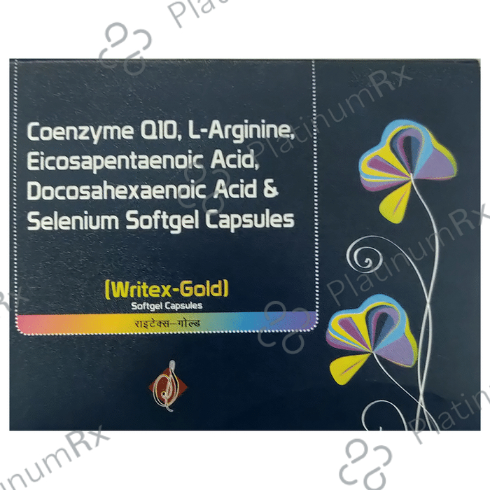Writex-Gold Soft Gelatin Capsule