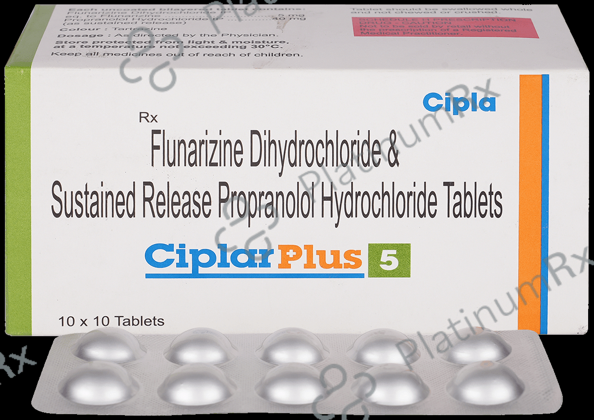 Ciplar Plus 40/5mg Tablet SR 10s