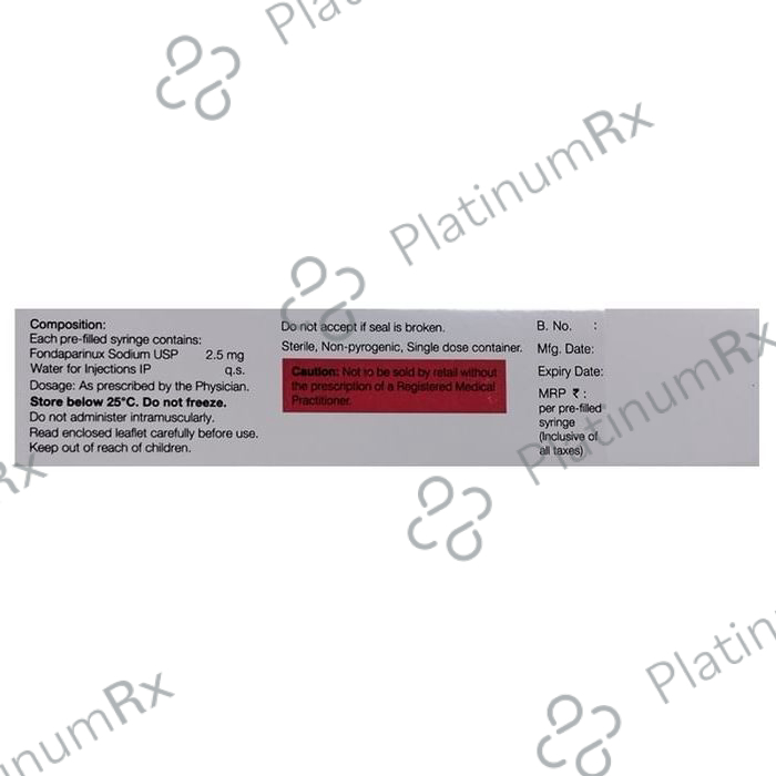 Fondum 2.5mg Injection