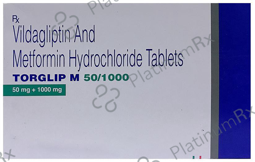 Torglip M 50/1000mg Tablet 10s