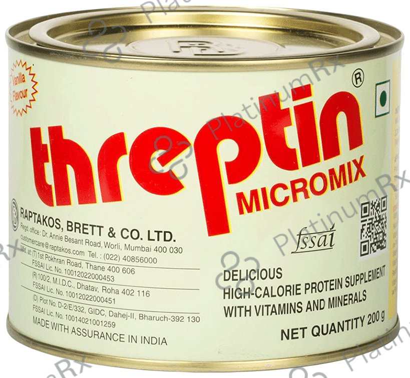 Threptin Micromix High-Calorie Protein with Vitamins & Minerals - Flavour Powder Vanilla