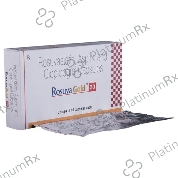 Rosuva Gold 20/75/75mg Capsule 10s