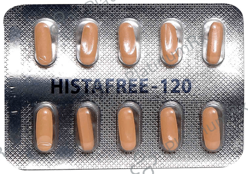 Histafree 120mg Tablet 10s