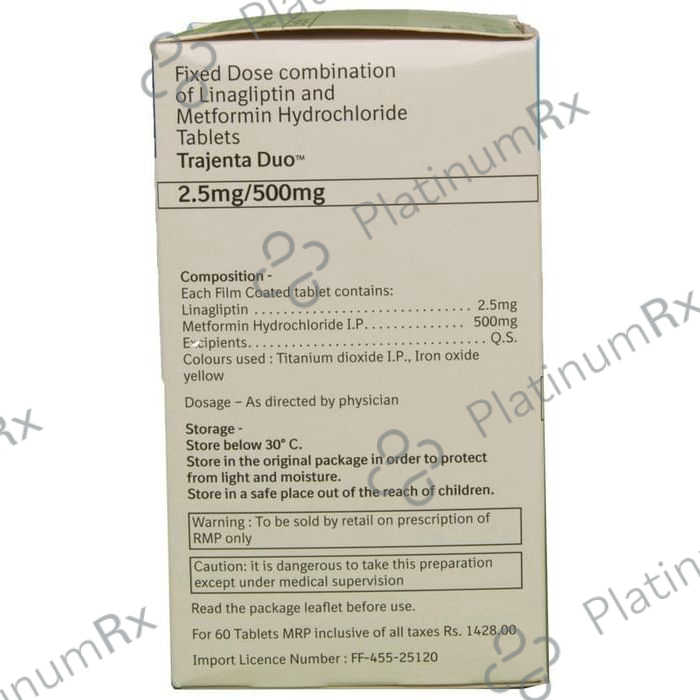 Trajenta Duo 2.5/500mg Tablet 10s