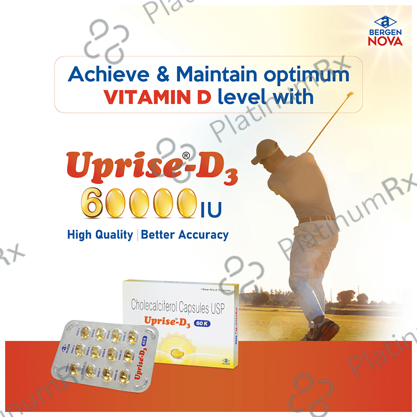 Uprise-D3 60K Capsule 12 capsules