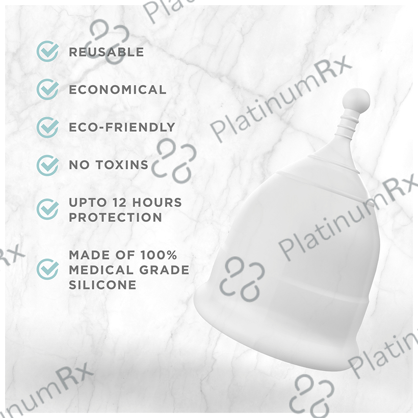 Pee Safe Reusable Menstrual Cup with Medical Grade Silicone for Women XS