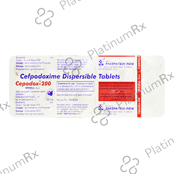 Cepodox 200mg Tablet 10s