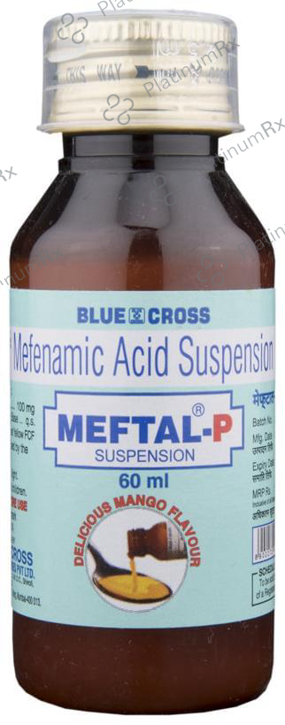Meftal P 100mg Suspension 60ml