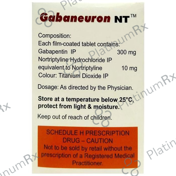 Gabaneuron NT 300/10mg Tablet 15s