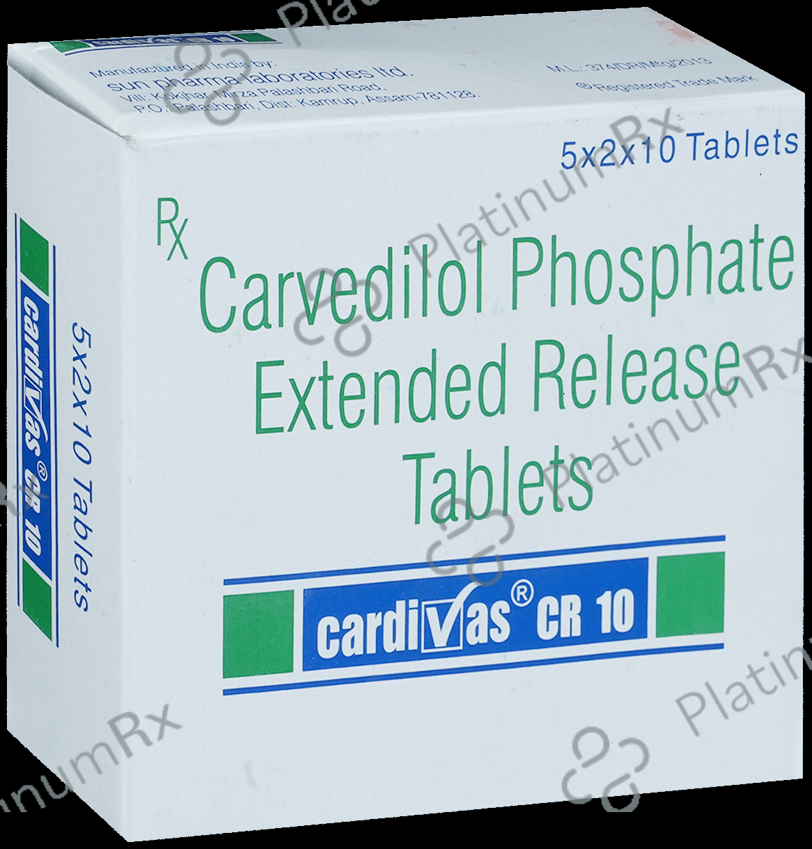 Cardivas CR 10mg Tablet 10s