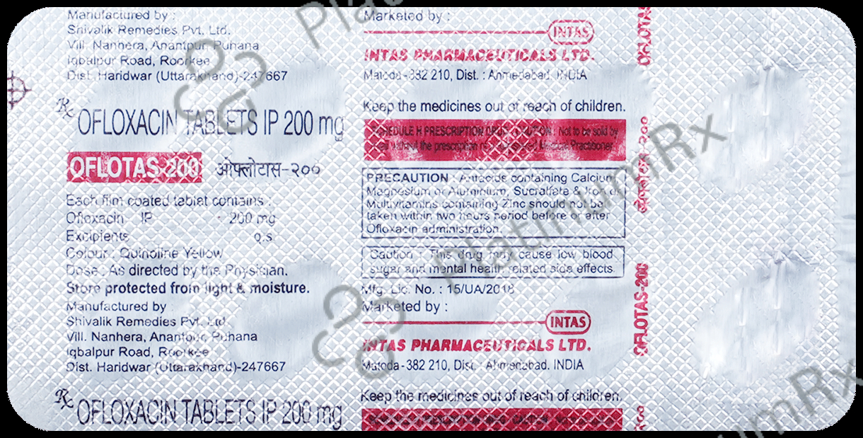 Oflotas 200mg Tablet
