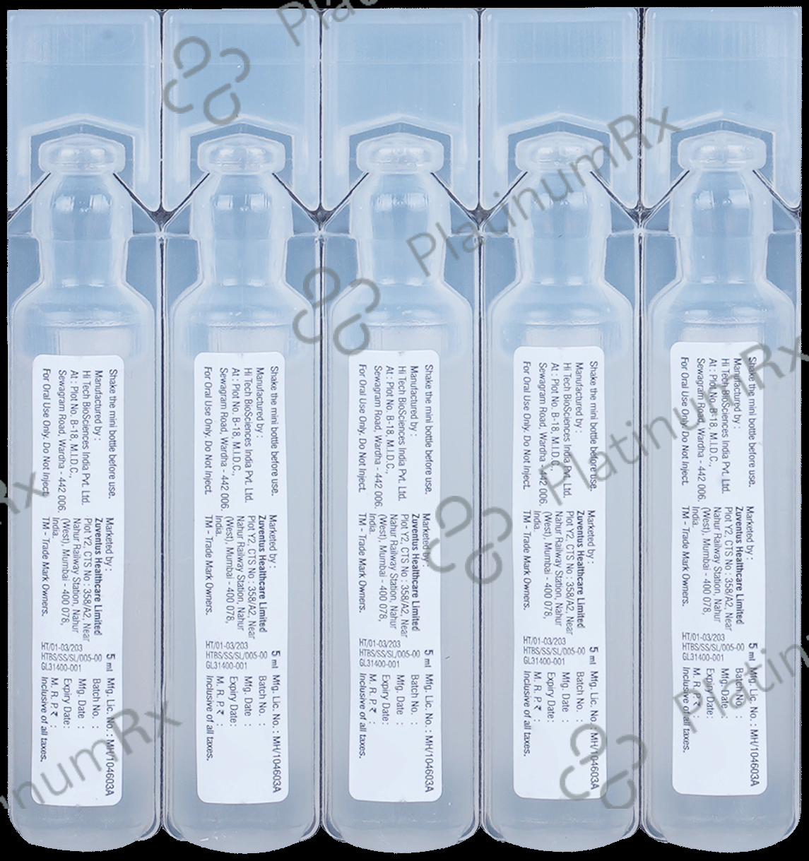 Progermina Bottle Oral Suspension(5ml Each) 10 Bottle