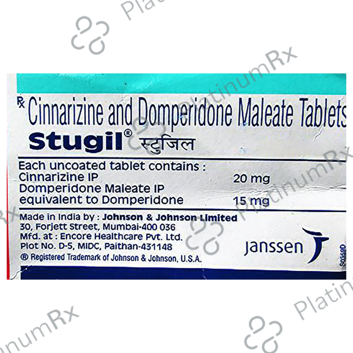 Stugil 20/15mg Tablet 10s