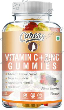 Caress Vitamin C + Zinc Gummy Mixed Berries