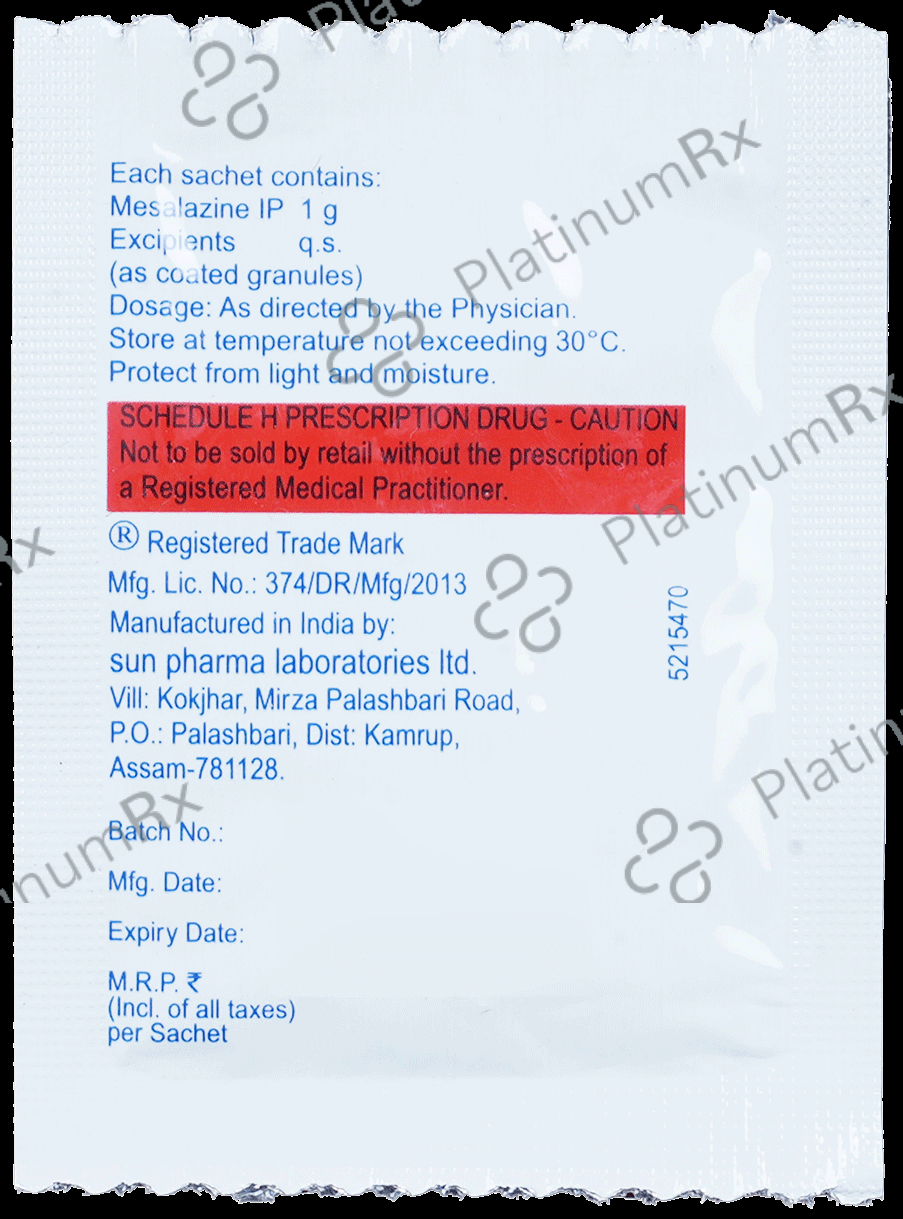 Mesacol CR 1gm Sachet 1s