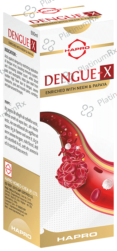 Hapro Dengue-X Syrup with Neem And Papaya 500 ml
