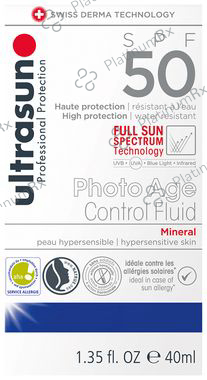 Ultrasun Photo Age Control Fluid Sunscreen SPF 50 Mineral