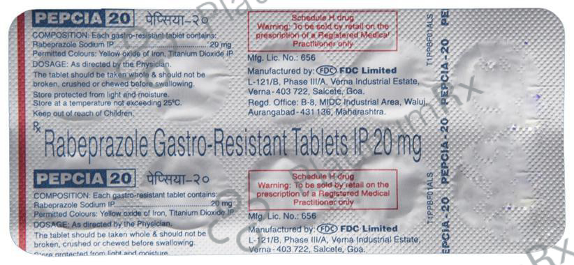 Pepcia 20mg Tablet 10s