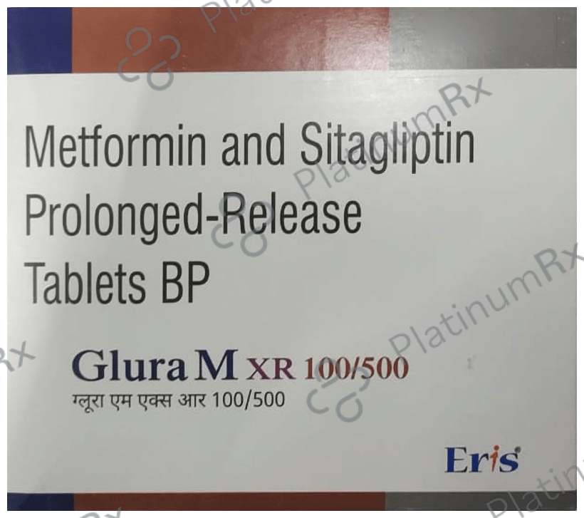 Glura M 100/500mg Tablet XR 15s
