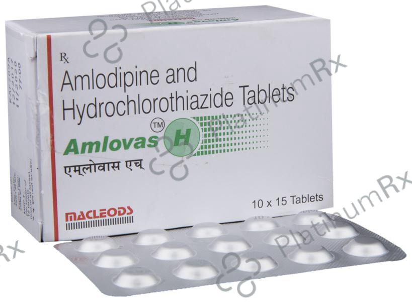 Amlovas H 5/12.5mg Tablet 15s