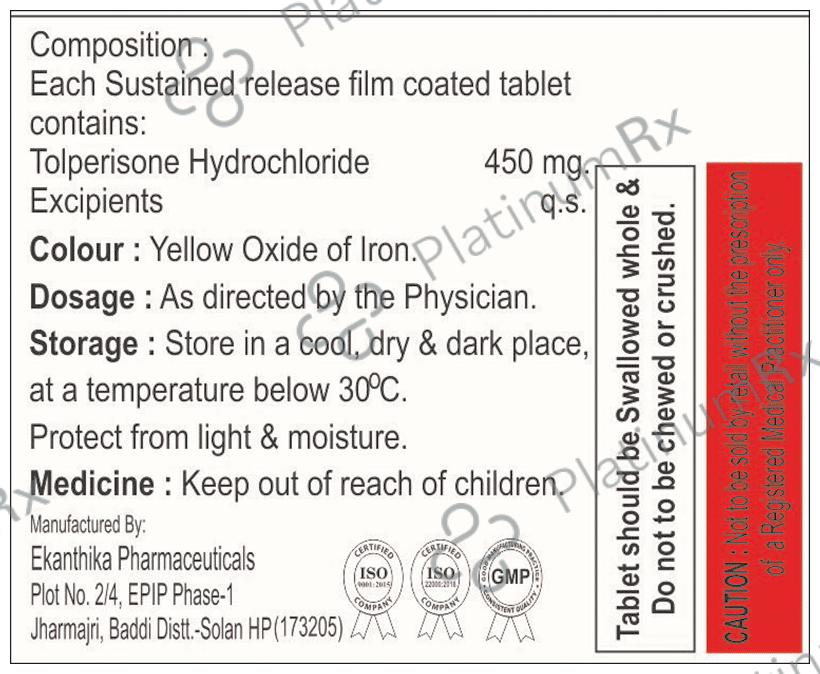 Toliprex 450 SR Tablet