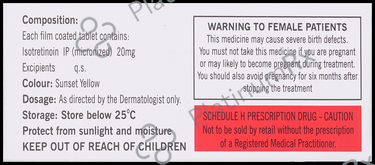 Isolox 20mg Tablet