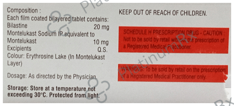 Drownil M 20/10mg Tablet 10s