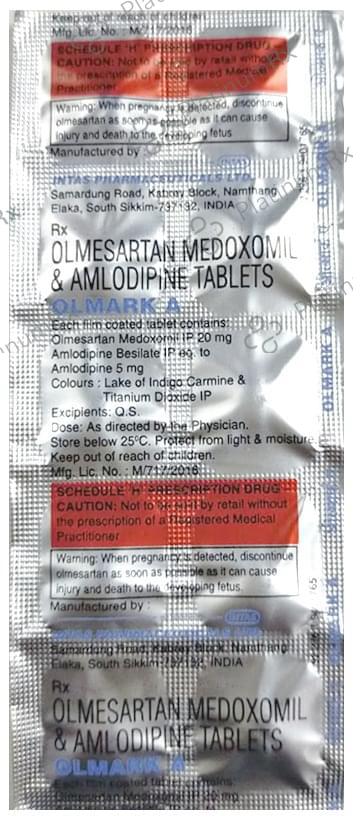 Olmark A 5/40mg Tablet 10s