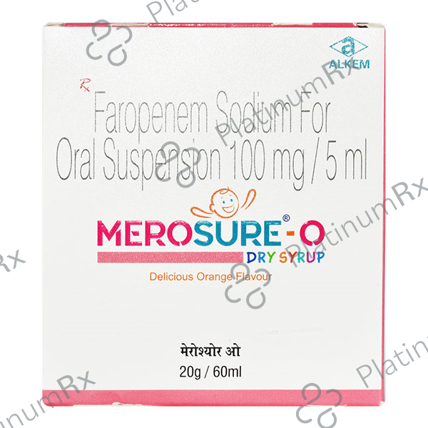 Merosure O 100mg Dry Syrup Delicious Orange 60ml