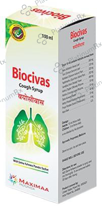 Proyurveda Biocivas Cough Syrup