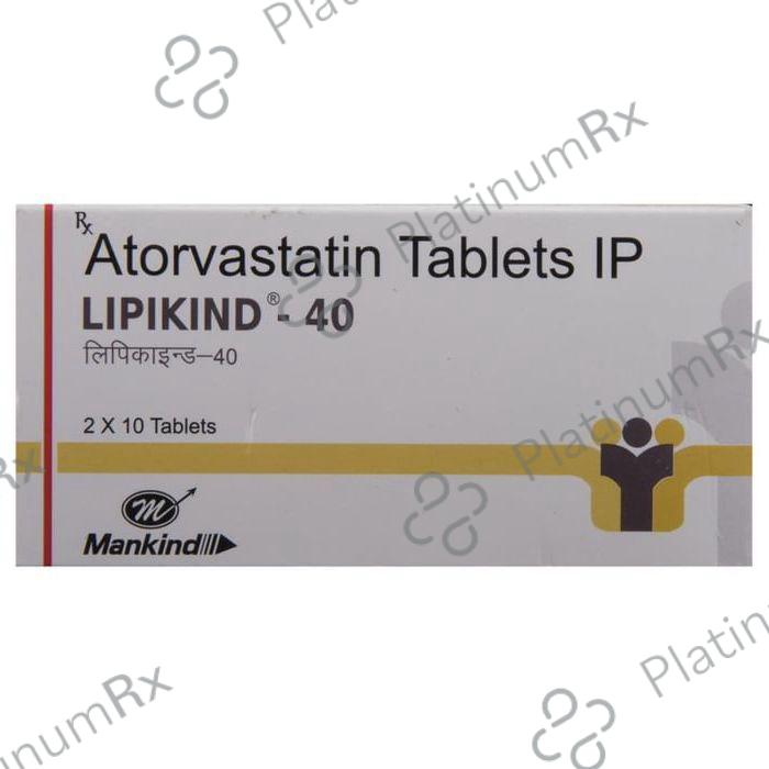 Lipikind 40mg Tablet 10s