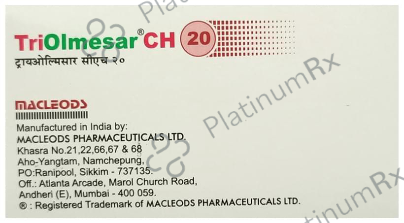 Triolmesar CH 5/12.5/20mg Tablet 15s