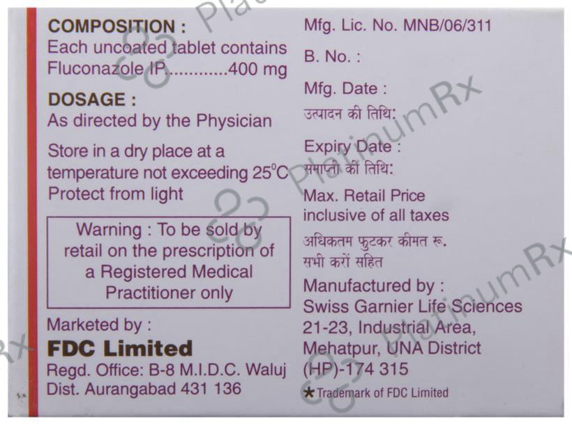 Zocon 400mg Tablet 1s
