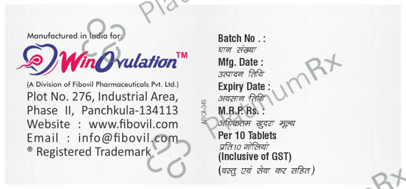 Doxytime 10mg/10mg/2.5mg Tablet 10 Tablet Fibovil Pharma Pvt