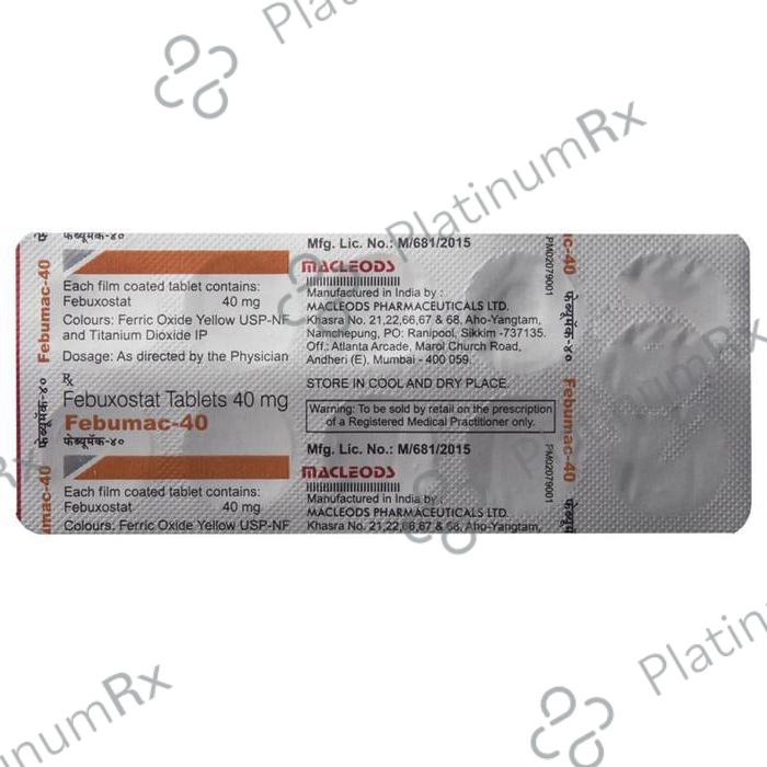 Febumac 40mg Tablet 10s