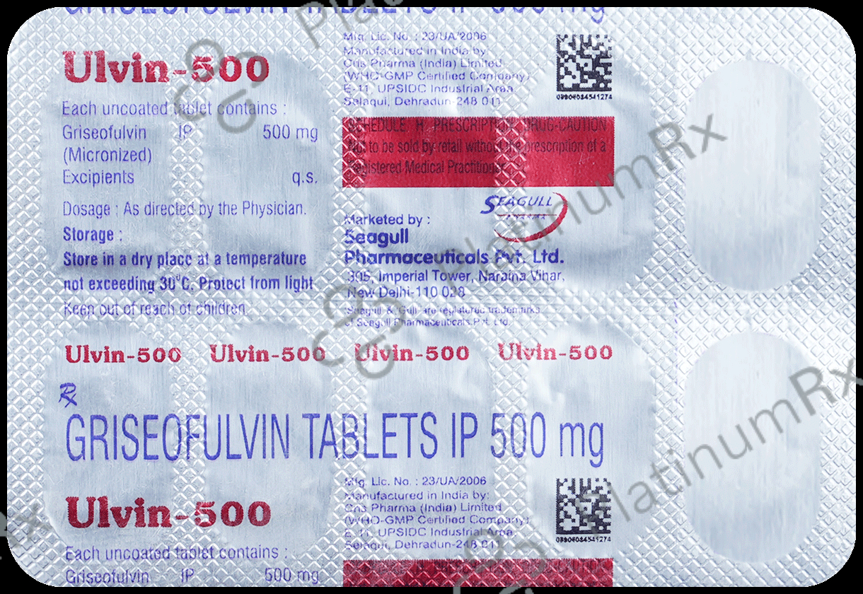 Ulvin 500 Tablet