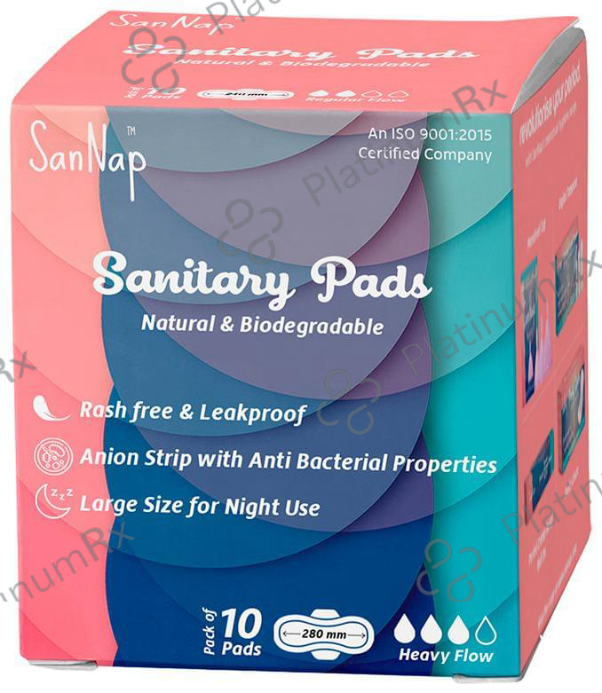 SanNap Sanitary Pads Heavy Flow