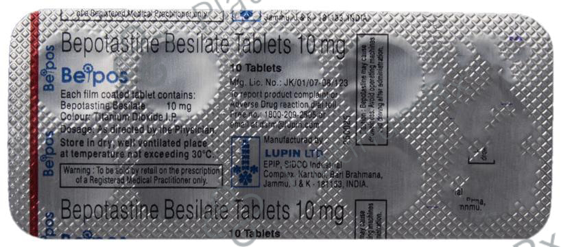 Beipos 10mg Tablet 10s