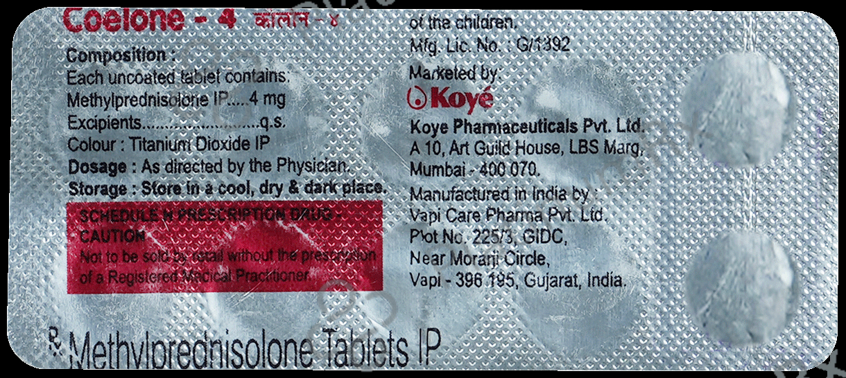 Coelone 4mg Tablet