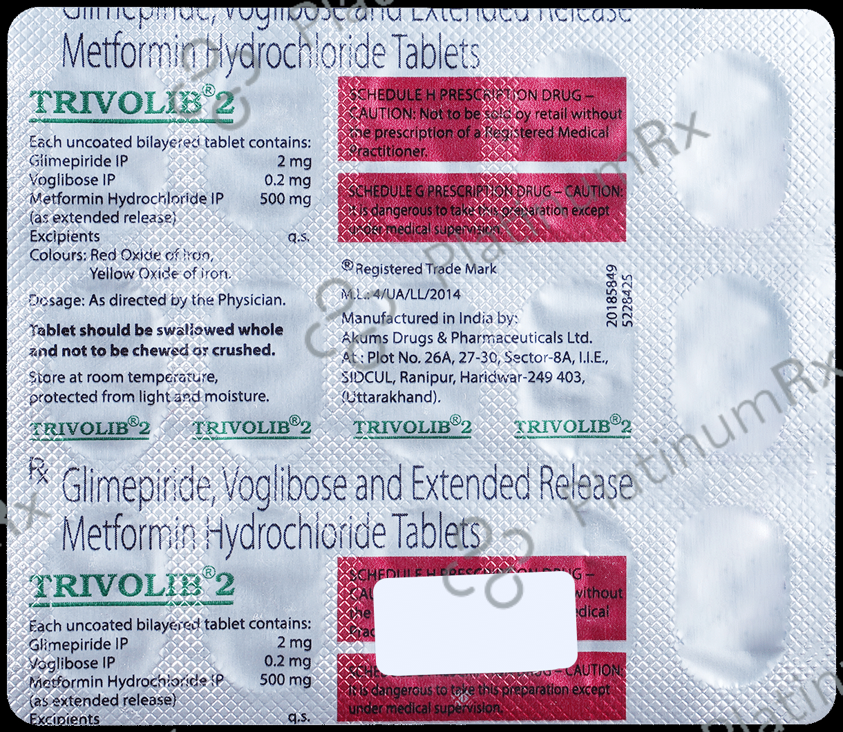 Trivolib Tablet ER 15s
