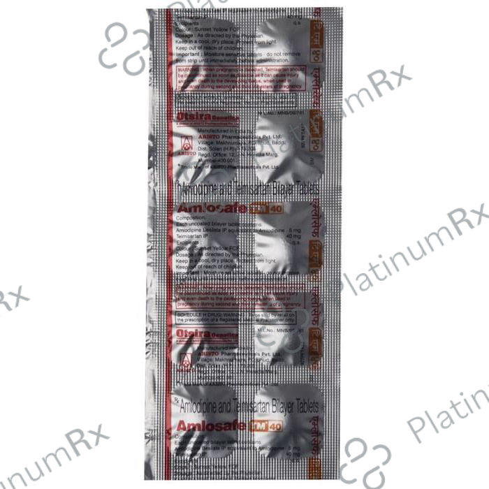 Amlosafe TM 5/40mg Tablet 10s