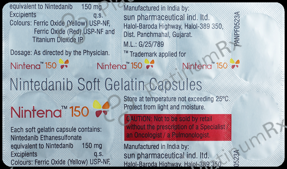 Nintena 150mg Soft Gelatin Capsule 10s