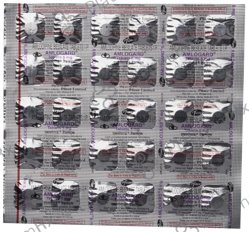 Amlogard 5mg Tablet 30s