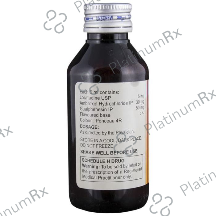 Lorfast AM 30/50/5mg Syrup 100ml